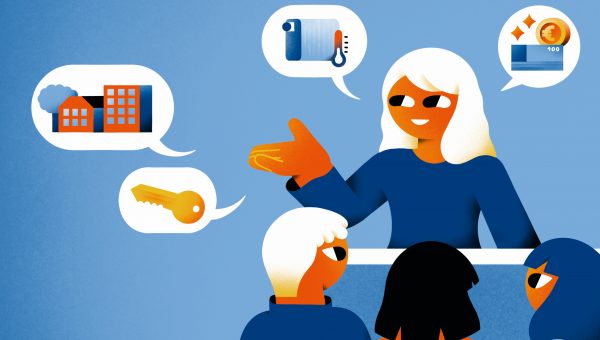 Der Mieterverein lädt zur kostenlosen Vortragsreihe. Illustration: Jannik Stegen