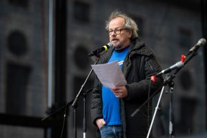 Thomas Hinz, Mieterinitiative LIN 25 Foto: Lukas Barth