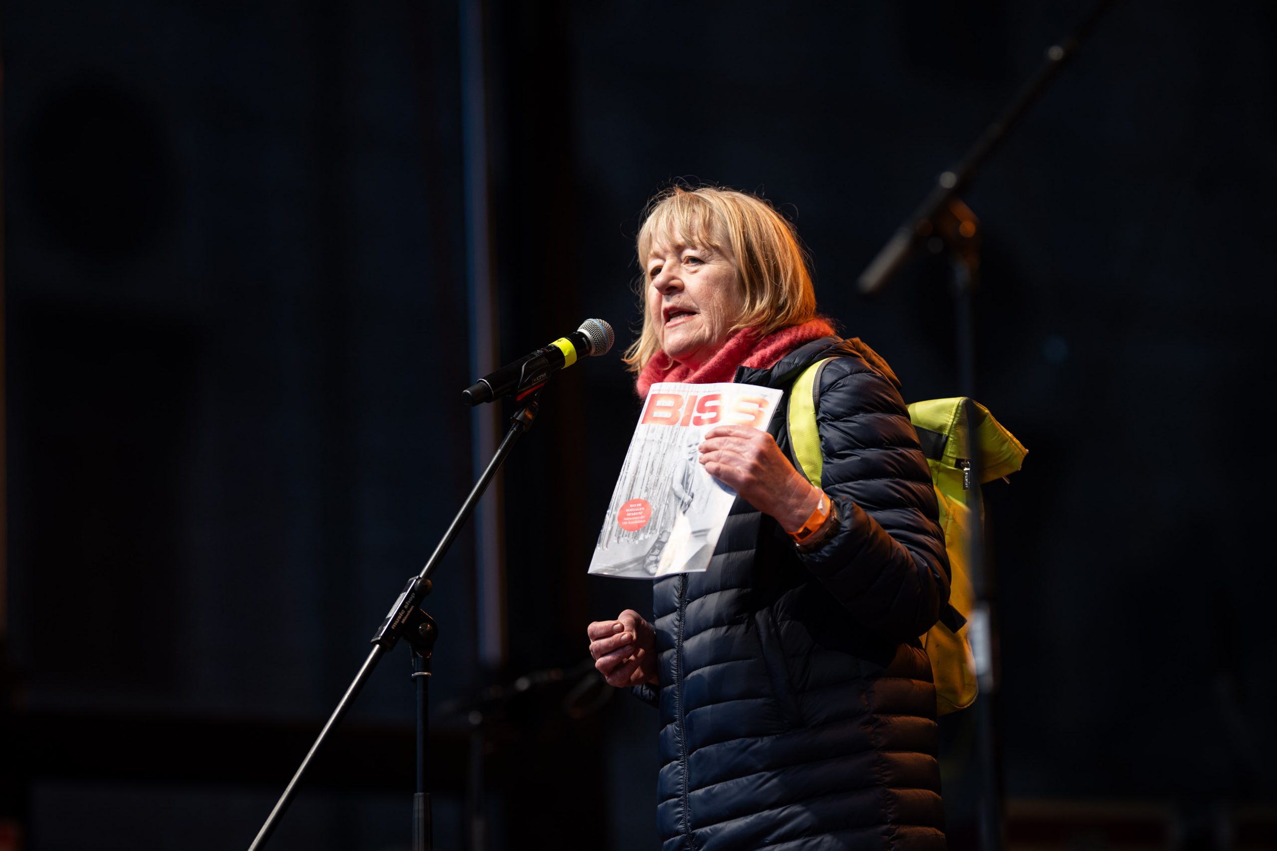 Karin Lohr, Geschäftsführerin Straßenzeitung BISS Foto: Lukas Barth