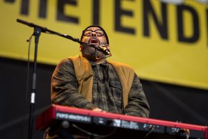 Moderator und Musiker Roger Rekless. Foto: Lukas Barth